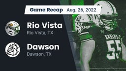 Recap: Rio Vista  vs. Dawson  2022