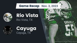 Recap: Rio Vista  vs. Cayuga  2023