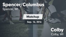 Matchup: Spencer/Columbus vs. Colby  2016