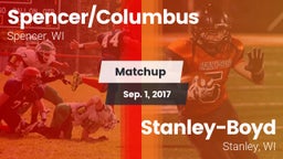 Matchup: Spencer/Columbus vs. Stanley-Boyd  2017