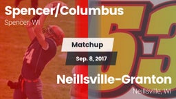 Matchup: Spencer/Columbus vs. Neillsville-Granton  2017