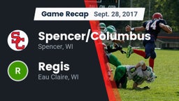 Recap: Spencer/Columbus  vs. Regis  2017
