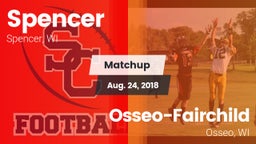 Matchup: Spencer vs. Osseo-Fairchild  2018