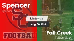 Matchup: Spencer vs. Fall Creek  2018