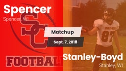 Matchup: Spencer vs. Stanley-Boyd  2018