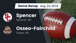 Recap: Spencer  vs. Osseo-Fairchild  2018