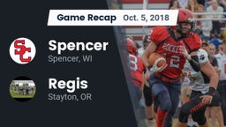 Recap: Spencer  vs. Regis  2018