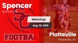 Matchup: Spencer vs. Platteville  2019
