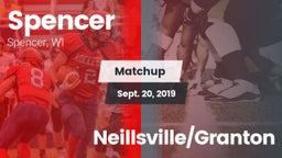 Matchup: Spencer vs. Neillsville/Granton 2019