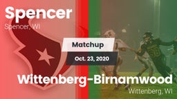 Matchup: Spencer vs. Wittenberg-Birnamwood  2020