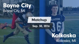 Matchup: Boyne City vs. Kalkaska  2016