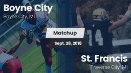 Matchup: Boyne City vs. St. Francis  2018
