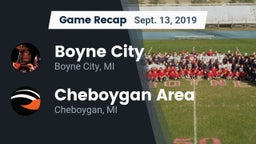 Recap: Boyne City  vs. Cheboygan Area  2019