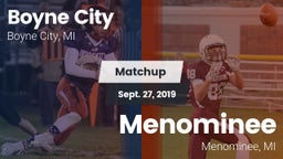 Matchup: Boyne City vs. Menominee  2019