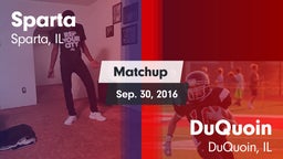 Matchup: Sparta vs. DuQuoin  2016