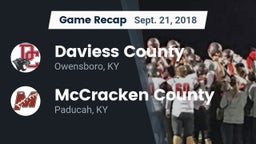 Recap: Daviess County  vs. McCracken County  2018