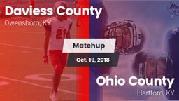Matchup: Daviess County vs. Ohio County  2018