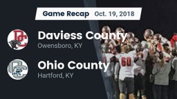 Recap: Daviess County  vs. Ohio County  2018