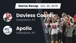 Recap: Daviess County  vs. Apollo  2018
