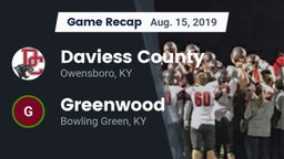 Recap: Daviess County  vs. Greenwood  2019
