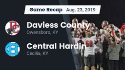 Recap: Daviess County  vs. Central Hardin  2019