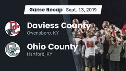 Recap: Daviess County  vs. Ohio County  2019