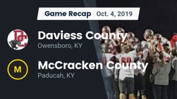 Recap: Daviess County  vs. McCracken County  2019