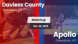 Matchup: Daviess County vs. Apollo  2019