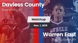 Matchup: Daviess County vs. Warren East  2019