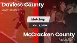 Matchup: Daviess County vs. McCracken County  2020