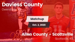 Matchup: Daviess County vs. Allen County - Scottsville  2020