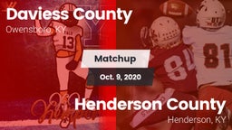 Matchup: Daviess County vs. Henderson County  2020