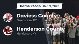 Recap: Daviess County  vs. Henderson County  2020