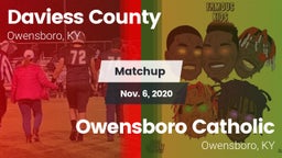 Matchup: Daviess County vs. Owensboro Catholic  2020
