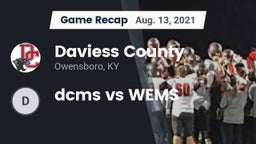 Recap: Daviess County  vs. dcms vs WEMS 2021