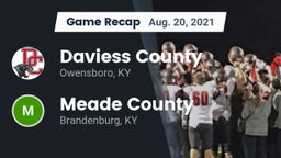 Recap: Daviess County  vs. Meade County  2021