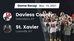 Recap: Daviess County  vs. St. Xavier  2021