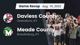 Recap: Daviess County  vs. Meade County  2022