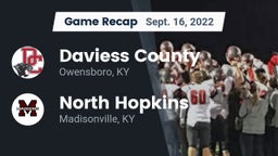Recap: Daviess County  vs. North Hopkins  2022