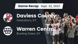 Recap: Daviess County  vs. Warren Central  2023