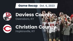 Recap: Daviess County  vs. Christian County  2023