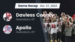 Recap: Daviess County  vs. Apollo  2023