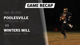 Recap: Poolesville  vs. Winters Mill  2015