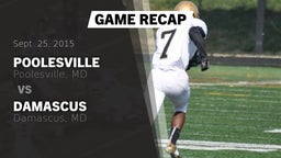 Recap: Poolesville  vs. Damascus  2015