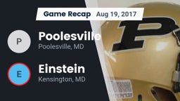 Recap: Poolesville  vs. Einstein  2017