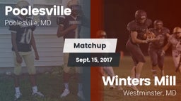 Matchup: Poolesville vs. Winters Mill  2017