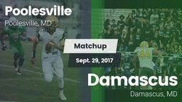 Matchup: Poolesville vs. Damascus  2017