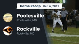 Recap: Poolesville  vs. Rockville  2017