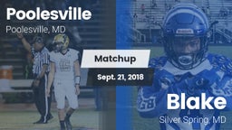 Matchup: Poolesville vs. Blake  2018