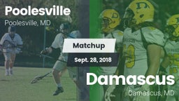 Matchup: Poolesville vs. Damascus  2018